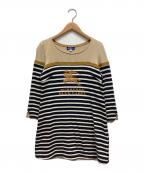 BURBERRY BLUE LABELバーバリーロンドンブルーレーベル）の古着「カットソー」｜ベージュ