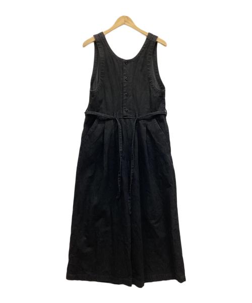 GRANDMA MAMA DAUGHTER（グランマママドーター）GRANDMA MAMA DAUGHTER (グランマママドーター) オーバーオール ブラックの古着・服飾アイテム