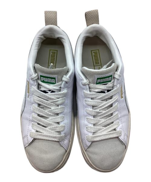 PUMA（プーマ）PUMA (プーマ) スニーカー ホワイト×ベージュ サイズ:22.5の古着・服飾アイテム