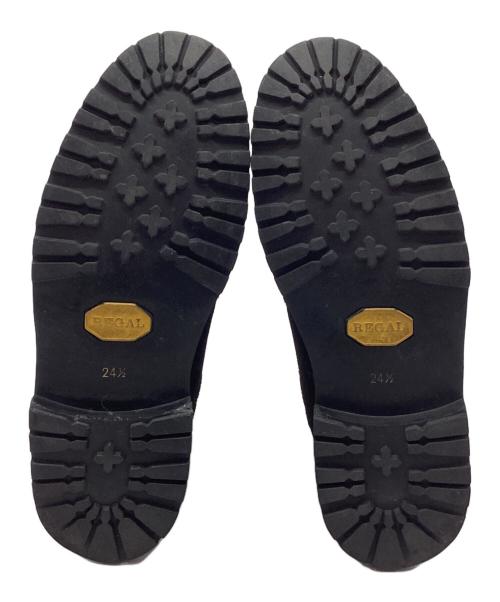 REGAL（リーガル）REGAL (リーガル) サイドゴアブーツ ブラック サイズ:24 1/2の古着・服飾アイテム