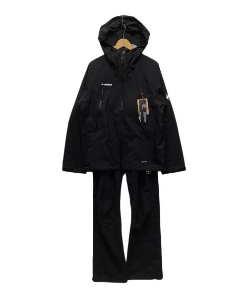 MAMMUT（マムート）MAMMUT (マムート) レインスーツ ブラック サイズ:M 未使用品の古着・服飾アイテム