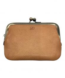 zun leb design（ヅン レブ デザイン）の古着「がま口コインケース」｜キャメル