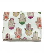 H.P.FRANCEアッシュペーフランス）の古着「3つ折り財布」｜ホワイト