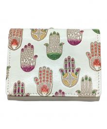 H.P.FRANCE（アッシュペーフランス）の古着「3つ折り財布」｜ホワイト