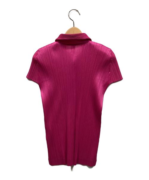 PLEATS PLEASE（プリーツプリーズ）PLEATS PLEASE (プリーツプリーズ) ショートスリーブシャツ ショッキングピンク サイズ:3の古着・服飾アイテム