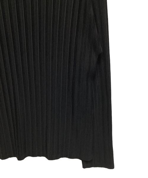 PLACE PAUSE（プレースポーズ）PLACE PAUSE (プレースポーズ) ハイネックカットソー ブラック サイズ:3の古着・服飾アイテム