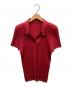PLEATS PLEASE（プリーツプリーズ）の古着「ポロシャツ」｜レッド
