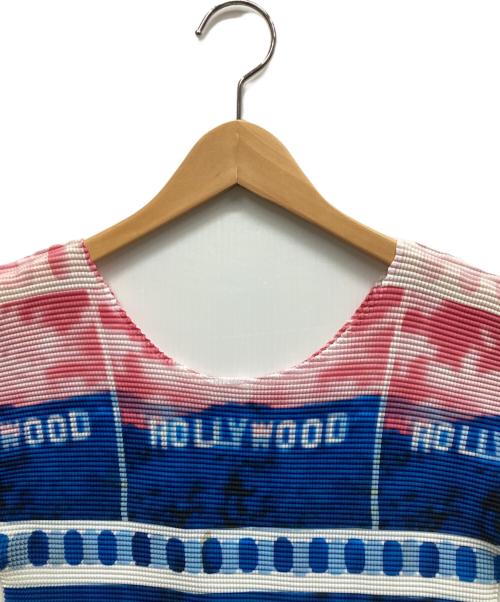 me ISSEY MIYAKE（ミーイッセイ ミヤケ）me ISSEY MIYAKE (ミーイッセイ ミヤケ) カットソー ブルー サイズ:表記なしの古着・服飾アイテム