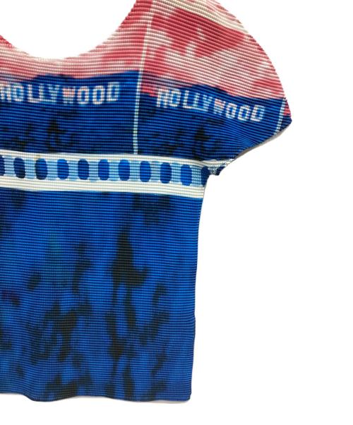 me ISSEY MIYAKE（ミーイッセイ ミヤケ）me ISSEY MIYAKE (ミーイッセイ ミヤケ) カットソー ブルー サイズ:表記なしの古着・服飾アイテム