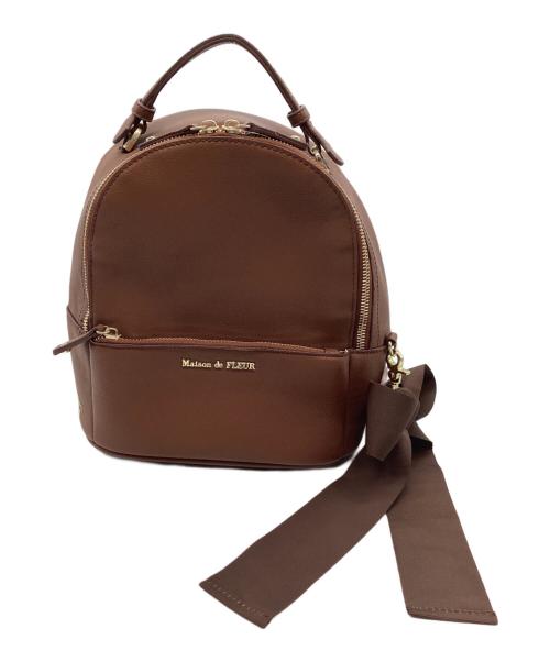 Maison de FLEUR（メゾンドフルール）Maison de FLEUR (メゾンドフルール) DISNEY (ディズニー) リュック ブラウンの古着・服飾アイテム