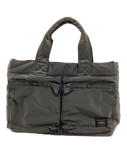 PORTER GIRL（ポーターガール）PORTER GIRL (ポーターガール) ハンドバッグ グレーの古着・服飾アイテム