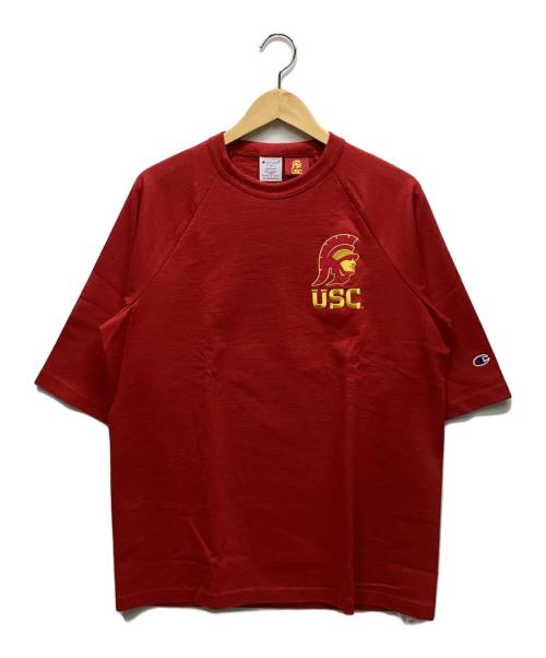 Champion（チャンピオン）Champion (チャンピオン) Tシャツ レッド サイズ:M 未使用品の古着・服飾アイテム