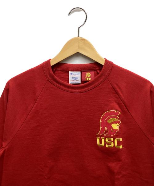 Champion（チャンピオン）Champion (チャンピオン) Tシャツ レッド サイズ:M 未使用品の古着・服飾アイテム