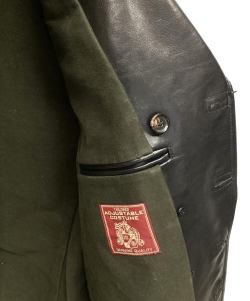 MUSHMANS（マッシュマンズ）MUSHMANS (マッシュマンズ) ADJUSTABLE COSTUME (アジャスタブルコスチューム) VITO JACKET ブラック サイズ:38の古着・服飾アイテム