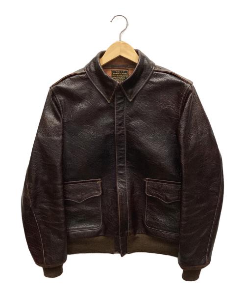 MUSHMANS（マッシュマンズ）MUSHMANS (マッシュマンズ) ROUGH WEAR CLOTHING (ROUGH WEAR CLOTHING) A-2 JACKET ブラウン サイズ:Mの古着・服飾アイテム