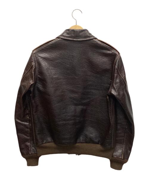 MUSHMANS（マッシュマンズ）MUSHMANS (マッシュマンズ) ROUGH WEAR CLOTHING (ROUGH WEAR CLOTHING) A-2 JACKET ブラウン サイズ:Mの古着・服飾アイテム