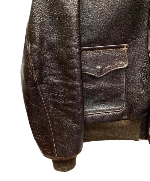 MUSHMANS（マッシュマンズ）MUSHMANS (マッシュマンズ) ROUGH WEAR CLOTHING (ROUGH WEAR CLOTHING) A-2 JACKET ブラウン サイズ:Mの古着・服飾アイテム