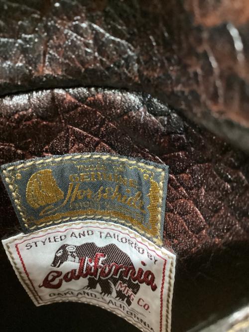 MUSHMANS（マッシュマンズ）MUSHMANS (マッシュマンズ) ROUGH WEAR CLOTHING (ROUGH WEAR CLOTHING) A-2 JACKET ブラウン サイズ:Mの古着・服飾アイテム