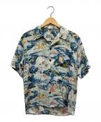 AVANTIアヴァンティ）の古着「アロハシャツ」｜ホワイト×ブルー