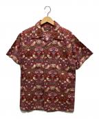 ADJUSTABLE COSTUMEアジャスタブルコスチューム）の古着「半袖シャツ」｜レッド