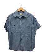 BUZZ RICKSON'Sバズリクソンズ）の古着「半袖シャツ」｜インディゴ