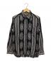 MUSHMANS（マッシュマンズ）の古着「柄シャツ」｜ブラック