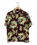 Sun Surfサンサーフ）の古着「アロハシャツ」｜パープル