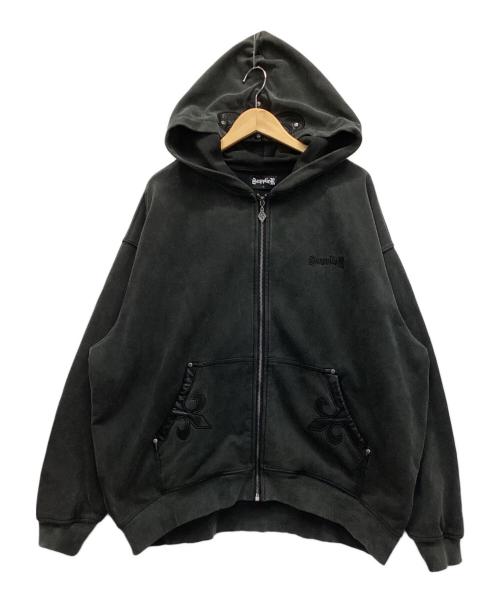 SUPPLIER（サプライヤー）SUPPLIER (サプライヤー) ジップパーカー ブラック サイズ:Lの古着・服飾アイテム