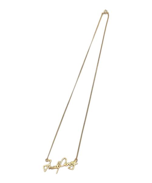 FRED PERRY（フレッドペリー）FRED PERRY (フレッドペリー) ロゴネックレス ゴールドの古着・服飾アイテム