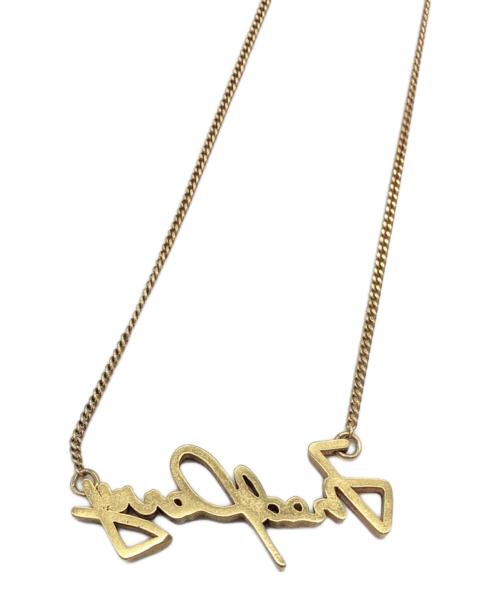 FRED PERRY（フレッドペリー）FRED PERRY (フレッドペリー) ロゴネックレス ゴールドの古着・服飾アイテム