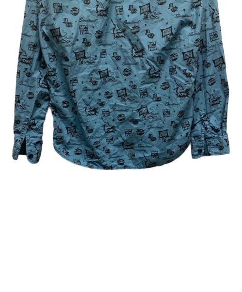 Hysteric Glamour（ヒステリックグラマー）Hysteric Glamour (ヒステリックグラマー) シャツ ブルー サイズ:Lの古着・服飾アイテム