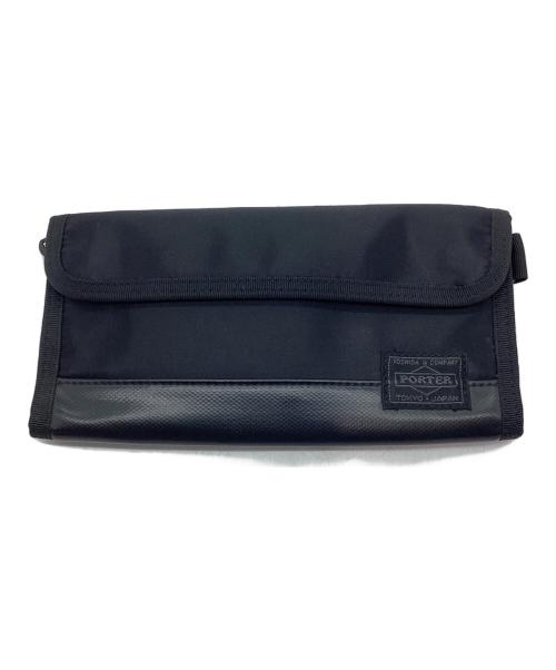 PORTER（ポーター）PORTER (ポーター) SACsBAR (サックスバー) トラベルウォレット ブラックの古着・服飾アイテム