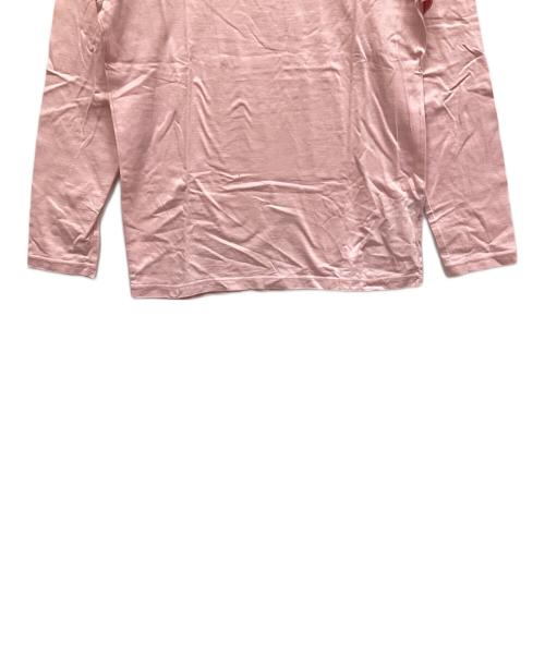 BURBERRY BLACK LABEL（バーバリーブラックレーベル）BURBERRY BLACK LABEL (バーバリーブラックレーベル) VネックTシャツ ピンク サイズ:2の古着・服飾アイテム