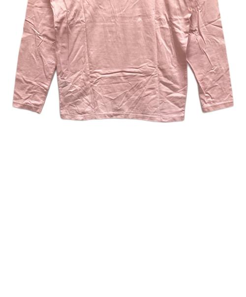 BURBERRY BLACK LABEL（バーバリーブラックレーベル）BURBERRY BLACK LABEL (バーバリーブラックレーベル) VネックTシャツ ピンク サイズ:2の古着・服飾アイテム