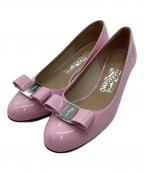 Salvatore Ferragamoサルヴァトーレ フェラガモ）の古着「リボンパンプス」｜ピンク