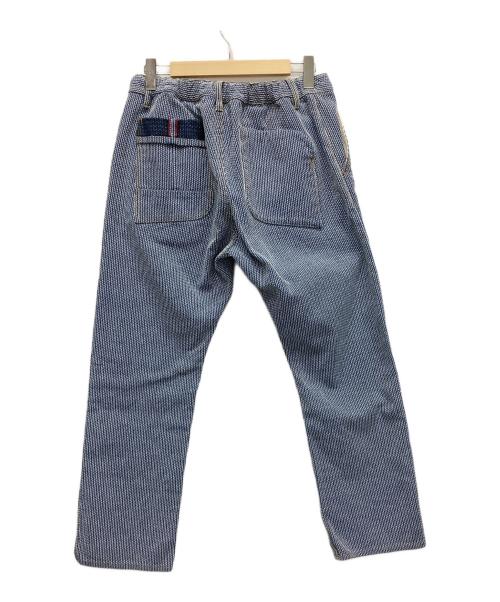 go slow caravan（ゴースローキャラバン）go slow caravan (ゴースローキャラバン) 刺し子デニムロールアップパンツ インディゴ サイズ:L 未使用品の古着・服飾アイテム