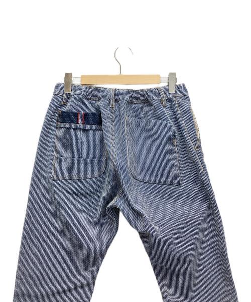 go slow caravan（ゴースローキャラバン）go slow caravan (ゴースローキャラバン) 刺し子デニムロールアップパンツ インディゴ サイズ:L 未使用品の古着・服飾アイテム