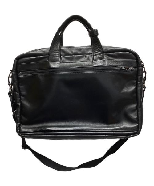 LUGGAGE LABEL（ラゲッジ レーベル）LUGGAGE LABEL (ラゲッジ レーベル) 2WAYブリーフケース ブラックの古着・服飾アイテム