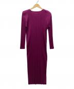 PLEATS PLEASEプリーツプリーズ）の古着「ワンピース」｜パープル