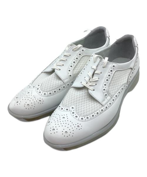 asics（アシックス）asics (アシックス) 走れるウィングチップ ホワイト サイズ:27の古着・服飾アイテム