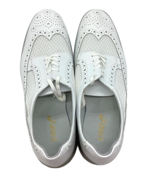 asics（アシックス）asics (アシックス) 走れるウィングチップ ホワイト サイズ:27の古着・服飾アイテム