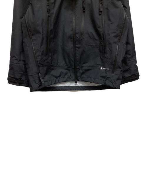 Snow peak（スノーピーク）Snow peak (スノーピーク) ゴアテックスレインジャケット ブラック サイズ:S 未使用品の古着・服飾アイテム