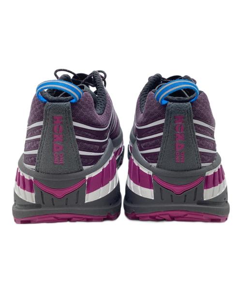 HOKAONEONE（ホカオネオネ）HOKAONEONE (ホカオネオネ) スニーカー パープル×グレー サイズ:29の古着・服飾アイテム