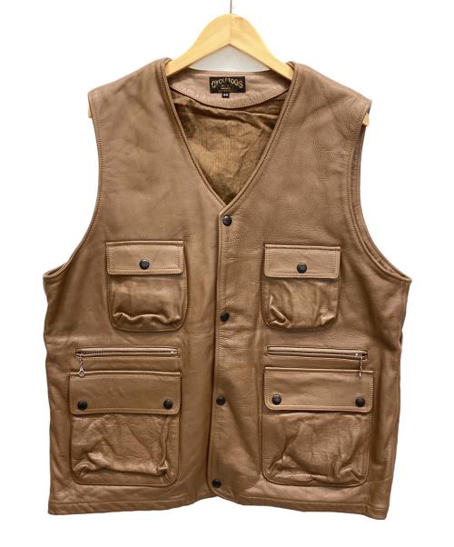 WEST RIDE（ウエストライド）WEST RIDE (ウエストライド) FORT MORGAN VEST ブラウン サイズ:44の古着・服飾アイテム