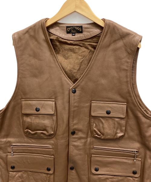 WEST RIDE（ウエストライド）WEST RIDE (ウエストライド) FORT MORGAN VEST ブラウン サイズ:44の古着・服飾アイテム