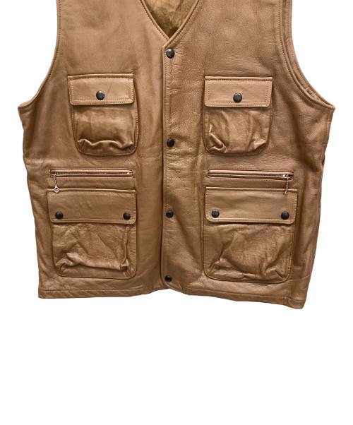 WEST RIDE（ウエストライド）WEST RIDE (ウエストライド) FORT MORGAN VEST ブラウン サイズ:44の古着・服飾アイテム