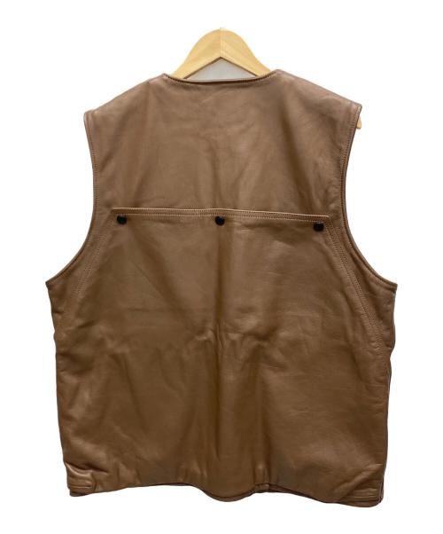 WEST RIDE（ウエストライド）WEST RIDE (ウエストライド) FORT MORGAN VEST ブラウン サイズ:44の古着・服飾アイテム