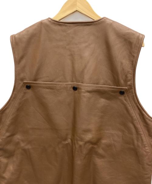 WEST RIDE（ウエストライド）WEST RIDE (ウエストライド) FORT MORGAN VEST ブラウン サイズ:44の古着・服飾アイテム