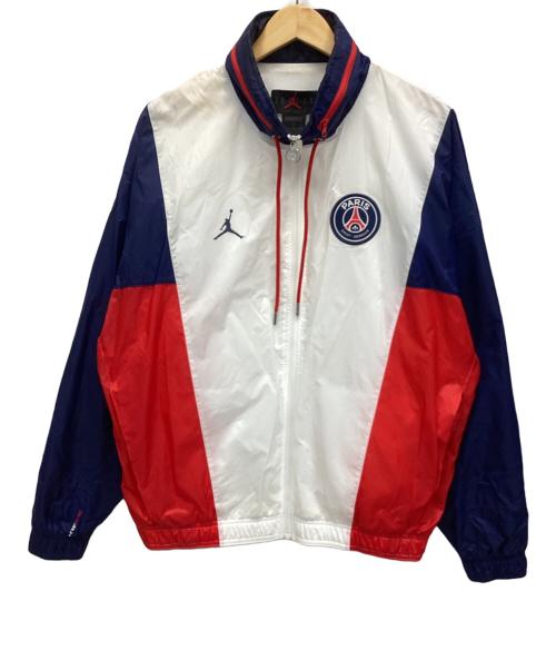 NIKE（ナイキ）NIKE (ナイキ) Paris Saint-Germain (パリサンジェルマン) トラックジャケット ホワイト×レッド サイズ:XLの古着・服飾アイテム