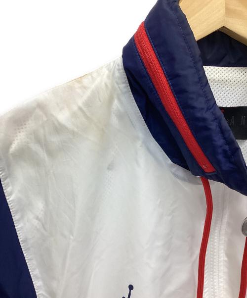 NIKE（ナイキ）NIKE (ナイキ) Paris Saint-Germain (パリサンジェルマン) トラックジャケット ホワイト×レッド サイズ:XLの古着・服飾アイテム